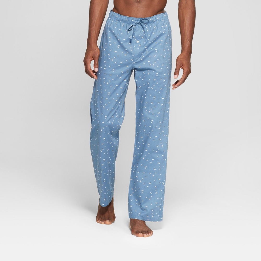 Blue Paper Airplane Pajama Pants Goodfellow & Com